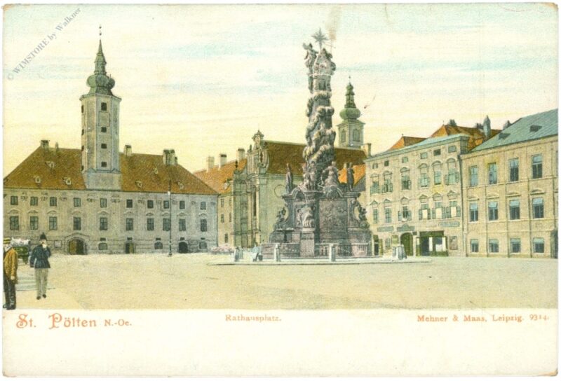 st. pölten, rathausplatz st. pölten, rathausplatz