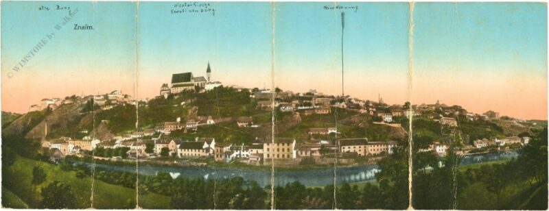 znaim, panorama klappkarte