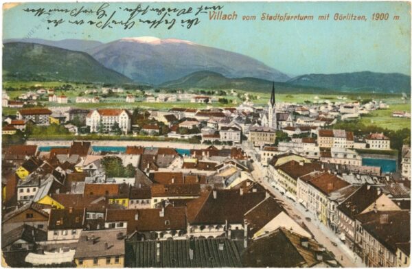 villach, vom stadtpfarrturm mit görlitzen