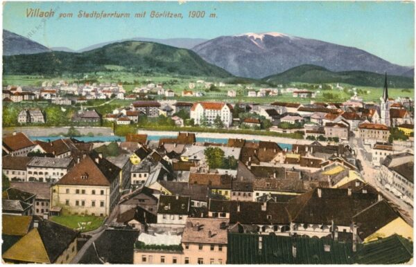 villach, vom stadtpfarrturm mit görlitzen