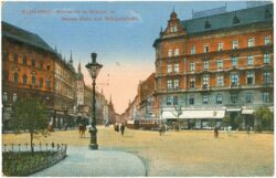 budapest, baross platz und rakoczistraße