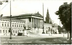 wien 1, ringstrasse, parlament und rathaus