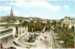 wien 1, ringstrasse, parlament, rathaus und burgtheater