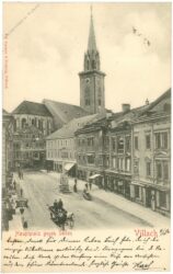 villach, hauptplatz gegen süden