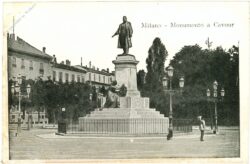 mailand, monumento a cavour
