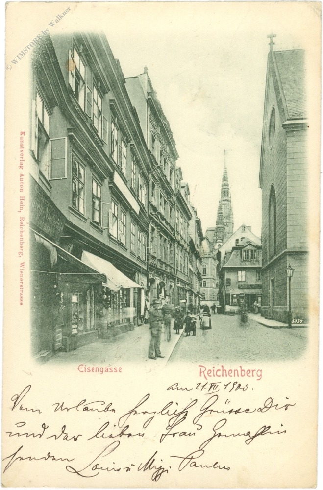 liberec (reichenberg), eisengasse liberec (reichenberg), eisengasse