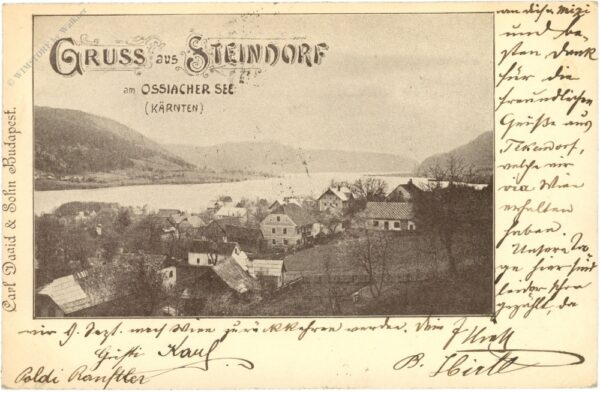 steindorf am ossiachersee, gruss aus