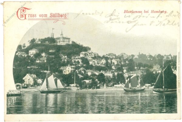 hamburg, blankensee, gruss vom süllberg