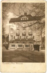 hamburg, wandsbek, eisenbahn hotel