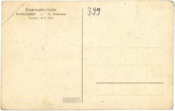 hamburg, wandsbek, eisenbahn hotel