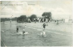 hamburg, kattwyk bei altenwerder, strandleben