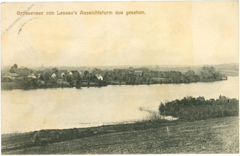 trittau, grossensee von lessau's aussichtsturm aus gesehen trittau, grossensee von lessau's aussichtsturm aus gesehen