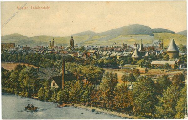 goslar, totalansicht goslar, totalansicht