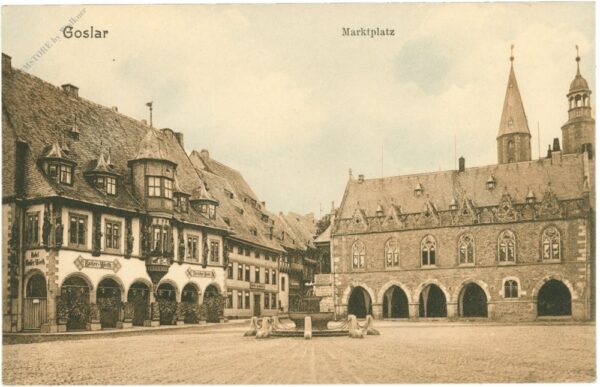 goslar, marktplatz goslar, marktplatz