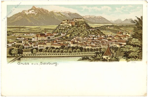salzburg, ortsansicht