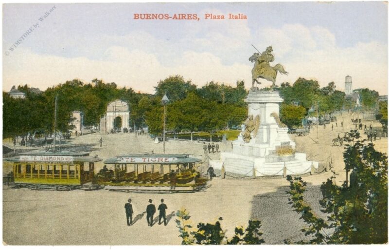 buenos aires, plaza italia