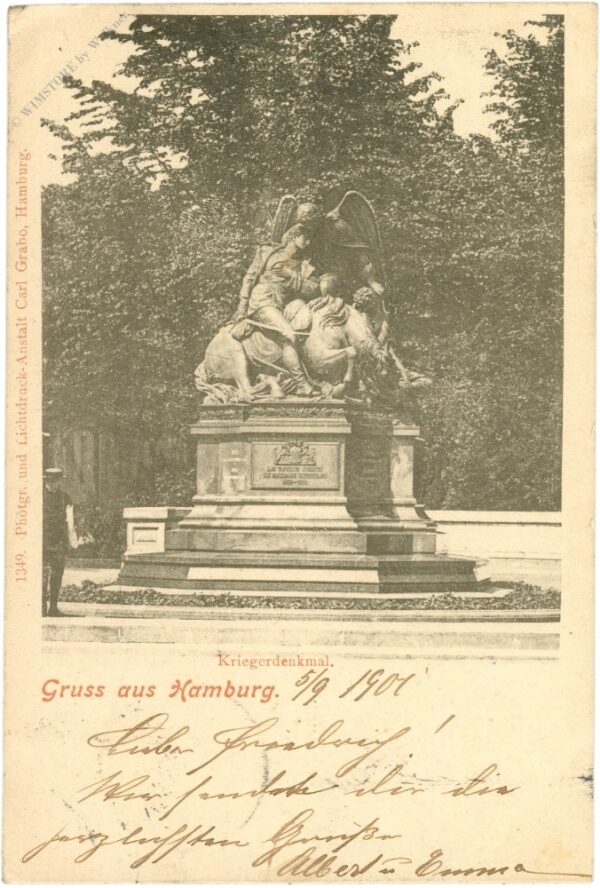 hamburg, kriegerdenkmal
