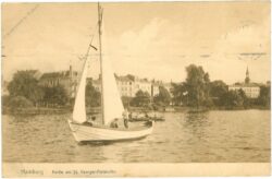 hamburg, partie am st. georger alsterufer