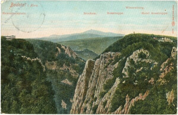 treseburg, bodetal, ansicht