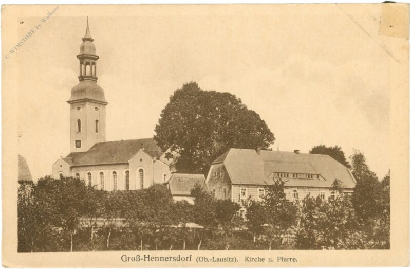 groß hennersdorf, kirche und pfarre groß hennersdorf, kirche und pfarre
