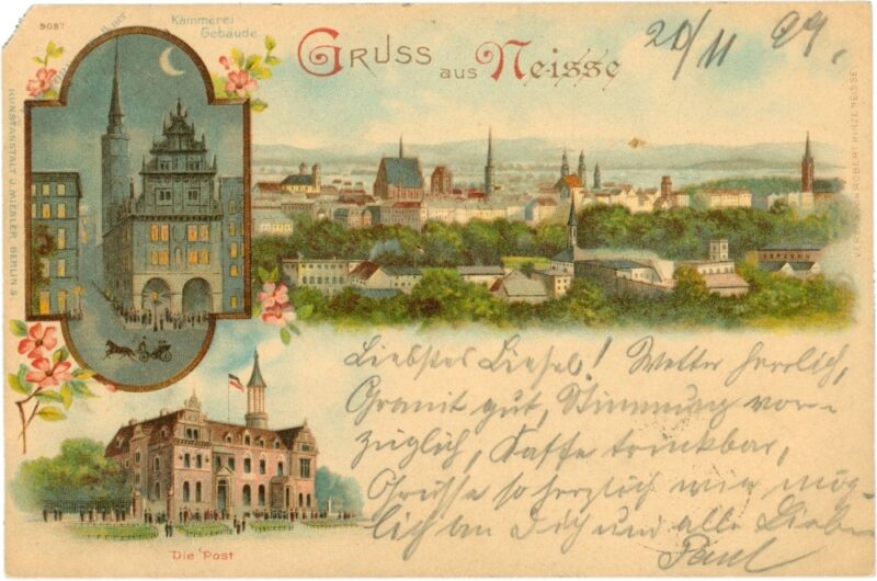 neisse, gruss aus, multiansicht neisse, gruss aus, multiansicht