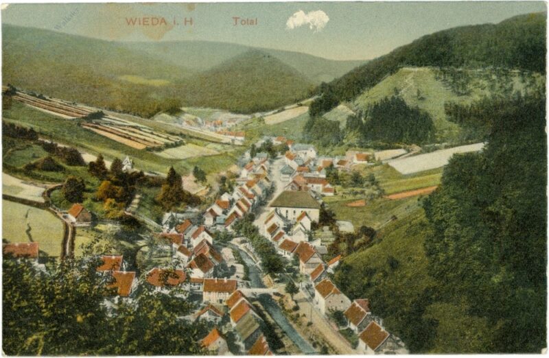 wieda im harz, totalansicht wieda im harz, totalansicht