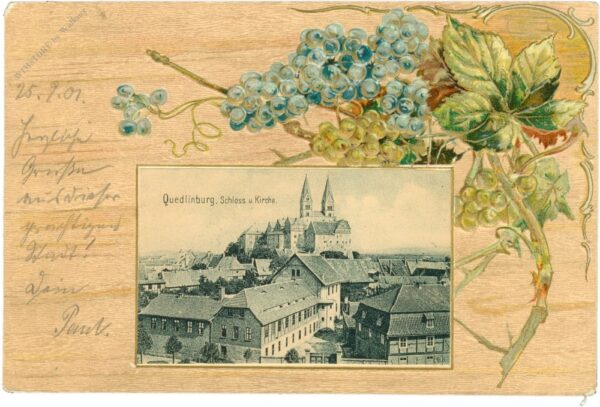 quedlinburg, schloss und kirche