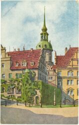 dresden, schlosshof im mmarstall