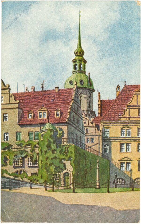 dresden, schlosshof im mmarstall