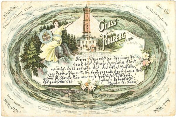 annaberg buchholz, gruss vom pöhlberg
