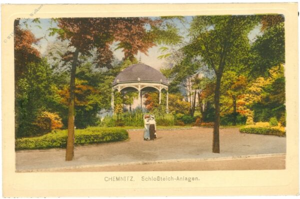 chemnitz, schlossteich anlagen