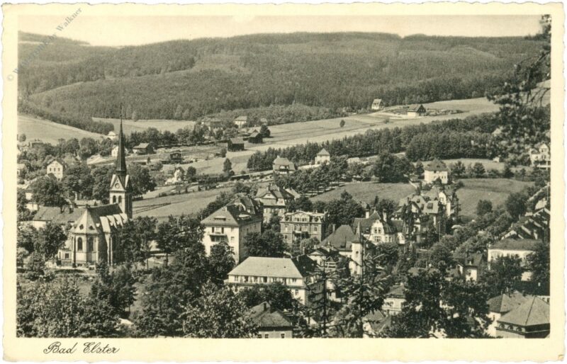 bad elster, ortsansicht bad elster, ortsansicht