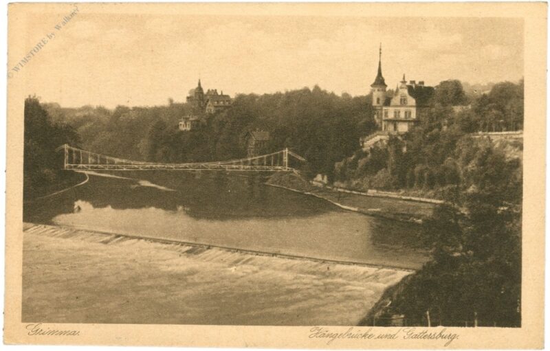 grimma, hängebrücke und gattersburg grimma, hängebrücke und gattersburg