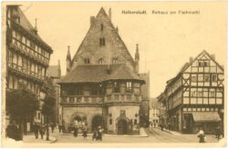 halberstadt, rathaus am fischmarkt