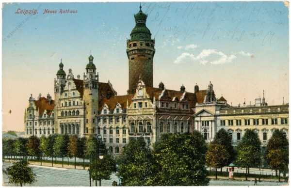 leipzig, neues rathaus leipzig, neues rathaus