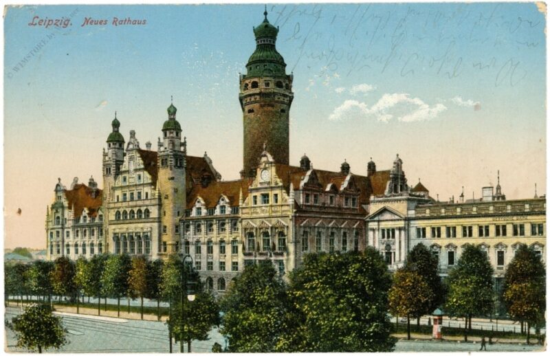 leipzig, neues rathaus leipzig, neues rathaus