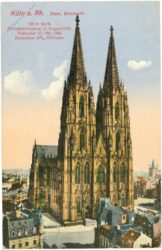 köln am rhein, dom, westseite