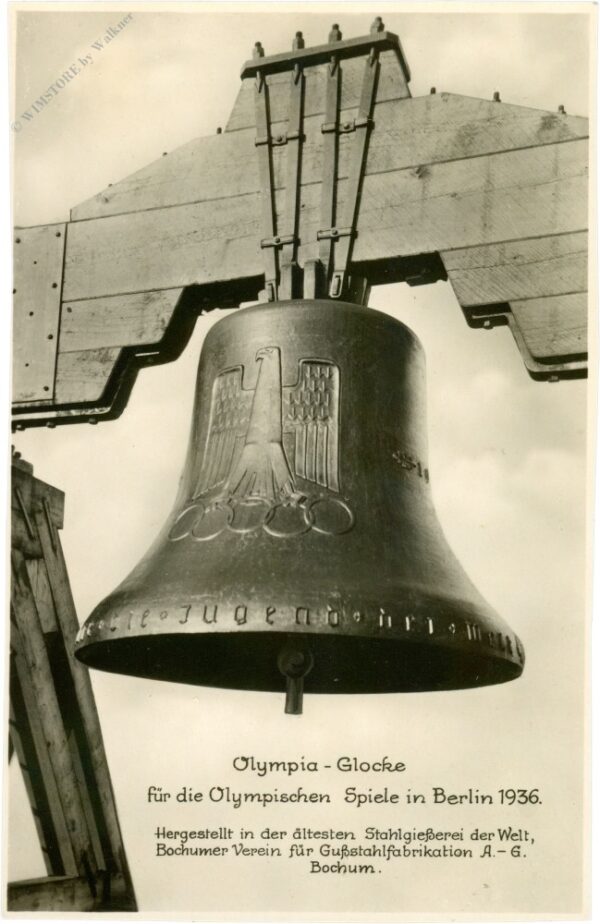 berlin, olympische spiele 1936, olympia glocke