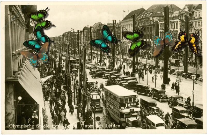 berlin, unter den linden, olympische spiele berlin, unter den linden, olympische spiele