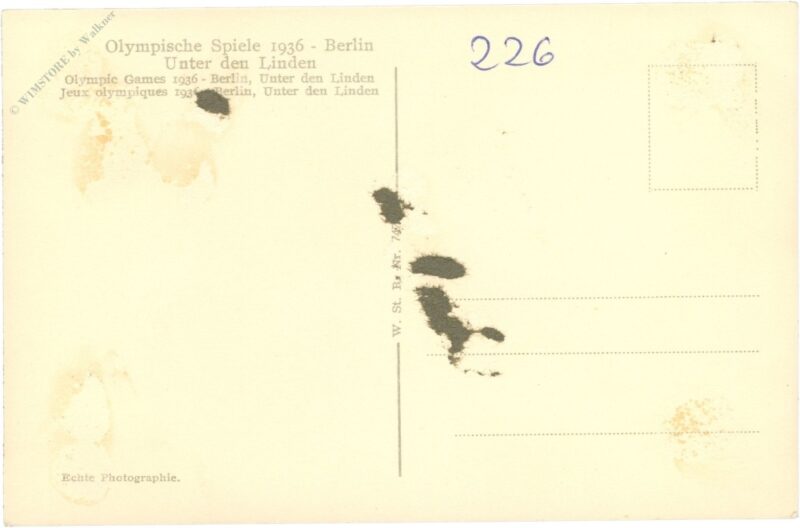 berlin, unter den linden, olympische spiele