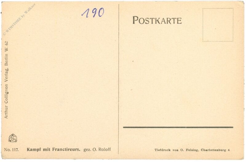 kampf mit franctireurs
