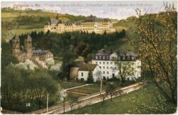 vallendar am rhein, partie mit dem kloster schönstatt, studienheim der pallotiner