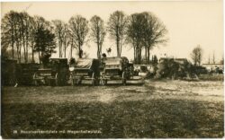 hauptverbandplatz mit wagenhalteplatz