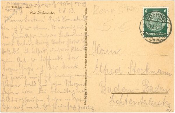 thüringerwald, die schmücke