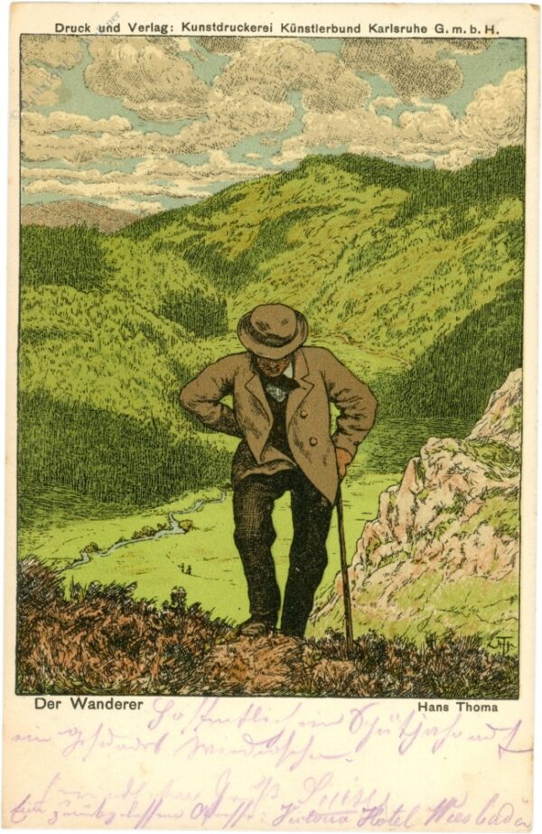 thoma, hans: der wanderer