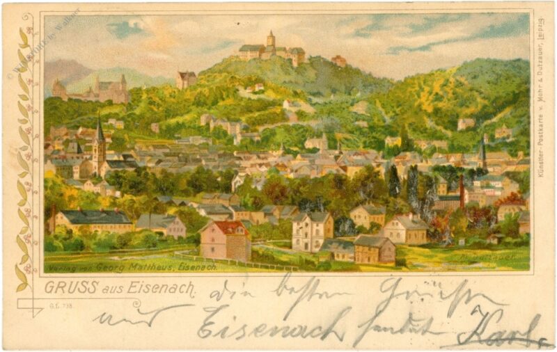 eisenach, gruss aus eisenach, gruss aus