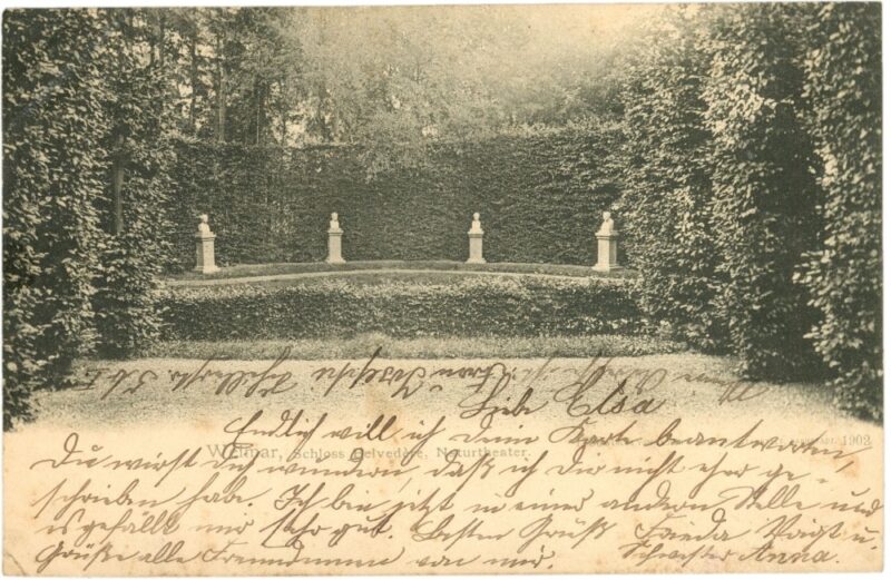 weimar, schloss belvedere, naturtheater