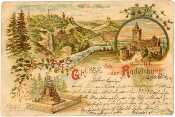 naumburg, gruss von der rudelsburg