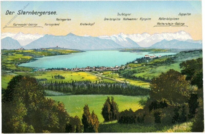 starnbergersee, ansicht starnbergersee, ansicht