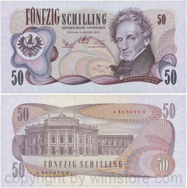 Österreich, 2. republik, p142a, 20 schilling 1967, serie t p; 2 (kopie)
